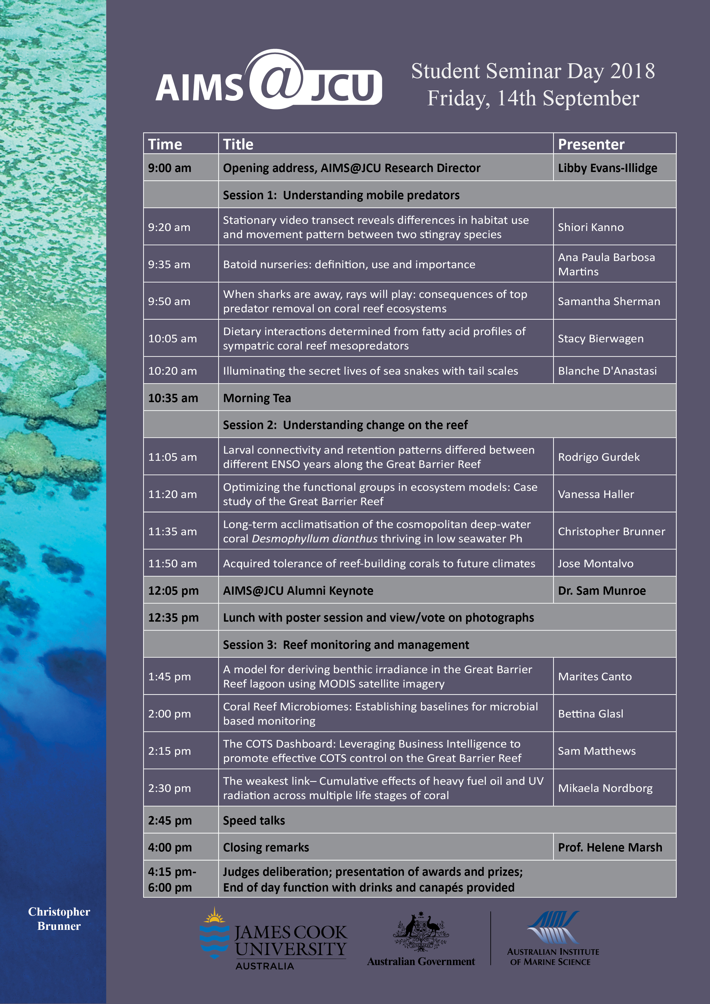 Student - Seminar Day AIMS@JCU